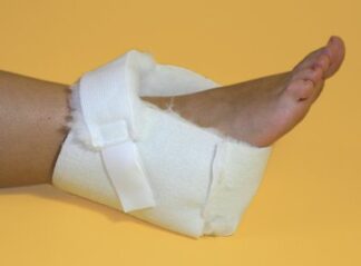 Anti-Dekubitus Fersenschoner Fell, weiß